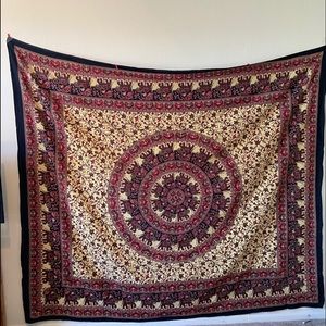 Huge elephant tapestry